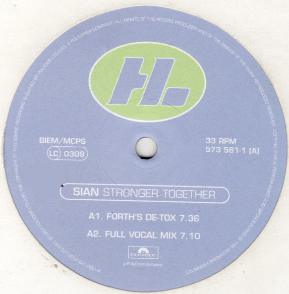 Sian (2) : Stronger Together (12")