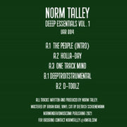 Norm Talley : Deep Essentials Vol. 1 (12")