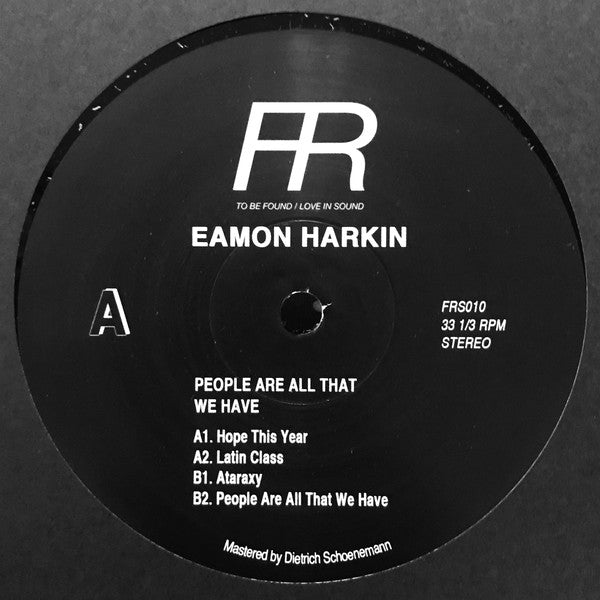 Eamon Harkin : People Are All That We Have (12")