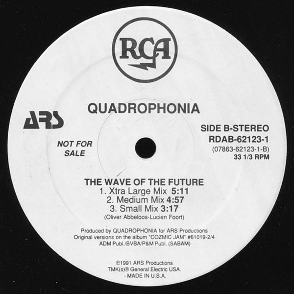 Quadrophonia : The Wave Of The Future (12", Promo)