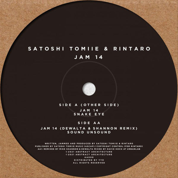 Satoshi Tomiie & Rintaro (6) : Jam 14 (12", EP)