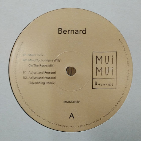 Bernard (39) : MUIMUI 001 (12", EP)