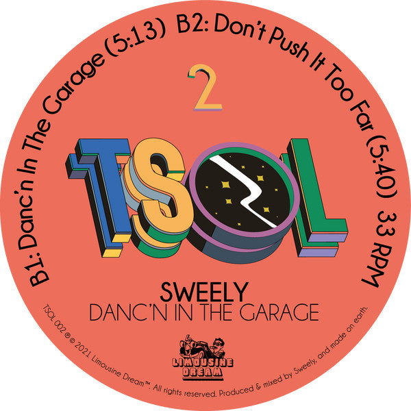 Sweely : Danc'n In The Garage (12")