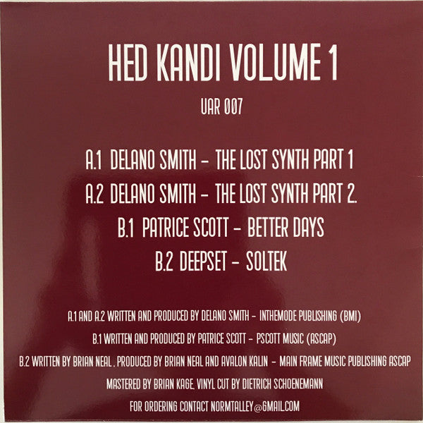 Various : Hed Kandi Volume 1 (12")