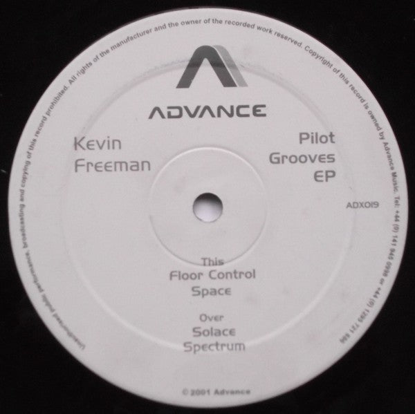 Kevin Freeman : Pilot Grooves EP (12", EP)