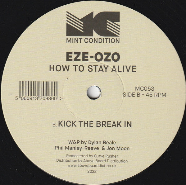 Eze-Ozo : How To Stay Alive (12", RE, RM)