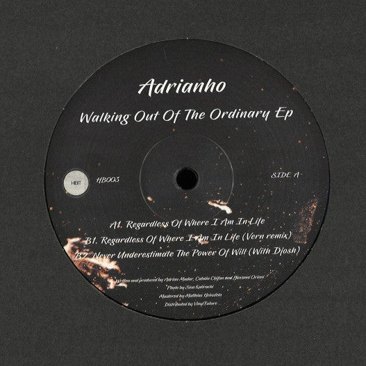 Adrianho : Walking Out Of The Ordinary Ep (12")