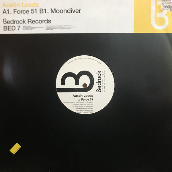 Austin Leeds : Force 51 / Moondiver (12", Promo)