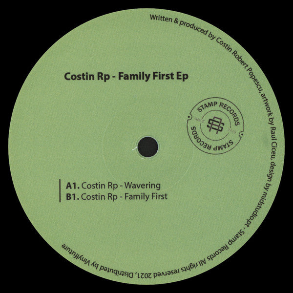 Costin Rp : Family First (12", whi)