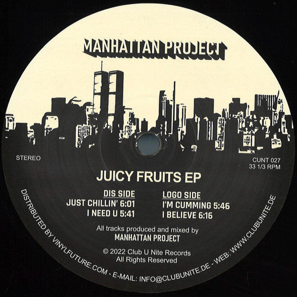 Manhattan Project : Juicy Fruits EP (12", EP)