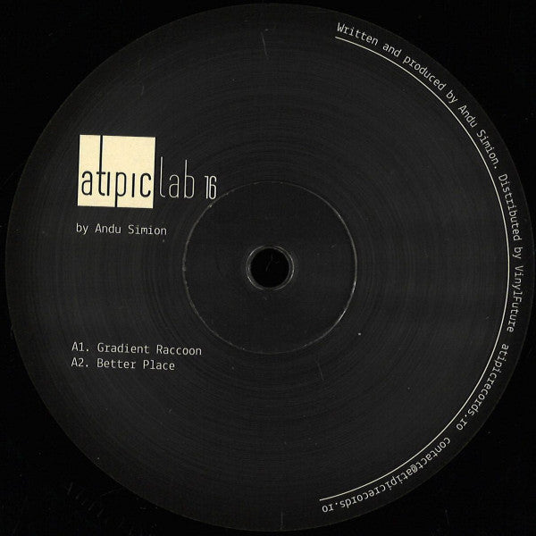 Andu Simion : Atipic Lab 16 (12", EP)