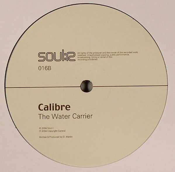 Calibre : Hypnotise / The Water Carrier (12", RE)