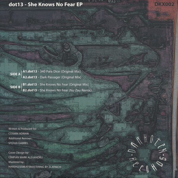 dot13 : She Knows No Fear EP (12", EP)