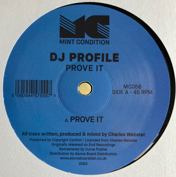DJ Profile : Prove It (12", RE, RM)