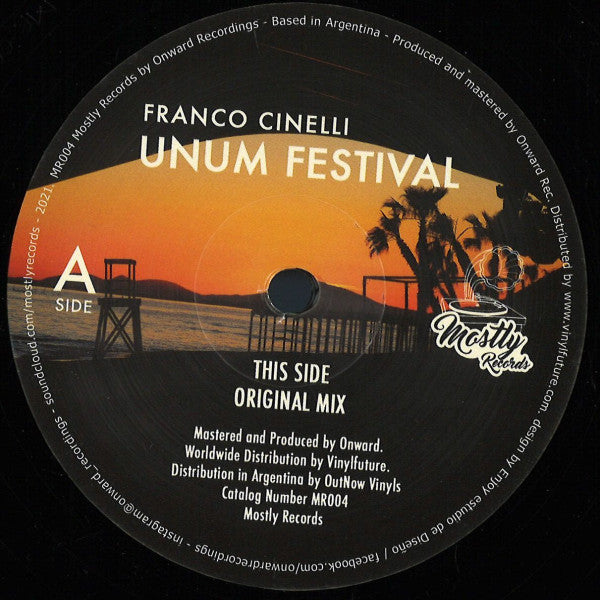 Franco Cinelli : Unum Festival (12", Single)