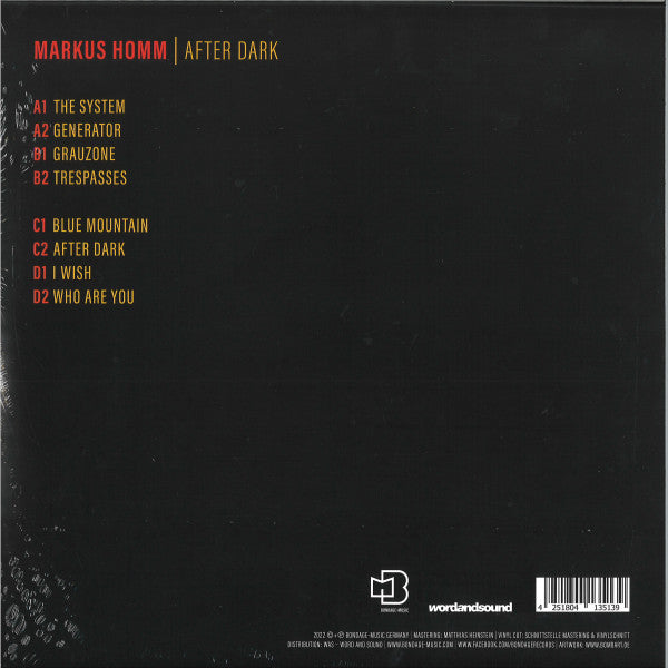 Markus Homm : After Dark (2xLP, Album)