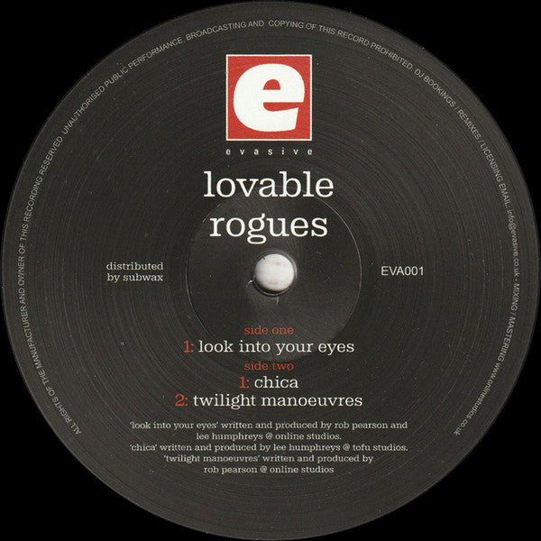 Lovable Rogues : Look Into Your Eyes / Chica / Twilight Manouvres (12", RE)