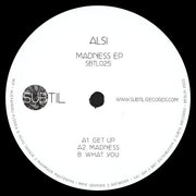 Alsi (2) : Madness EP (12", EP)