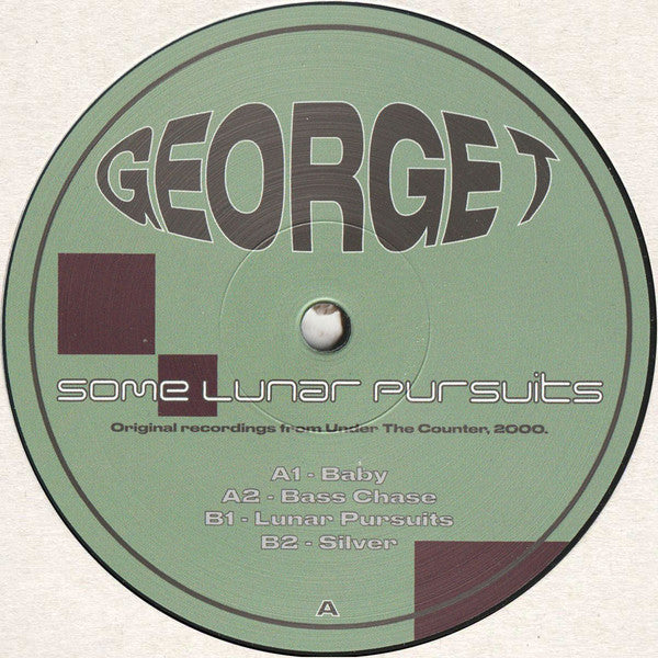 George T : Some Lunar Pursuits EP (12", RE, RM)