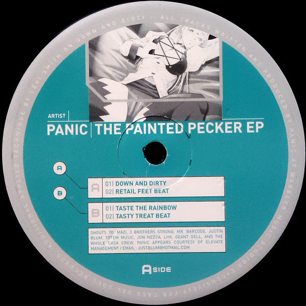 Panic (4) : The Painted Pecker EP (12", EP)