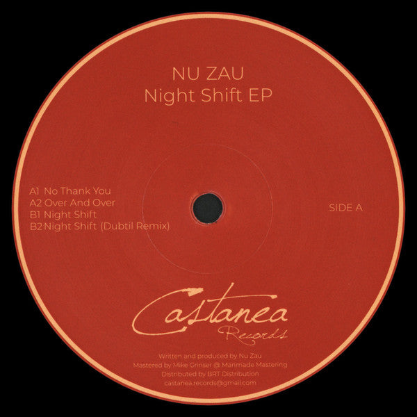 Nu Zau : Night Shift EP (12", EP)