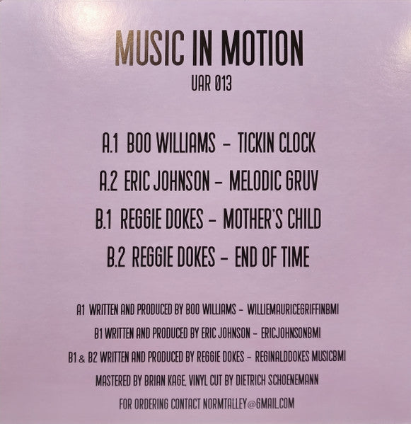 Various : Music In Motion (12")