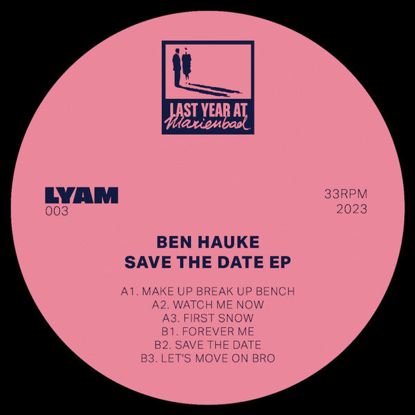 Ben Hauke : Save The Date (12", Ltd)