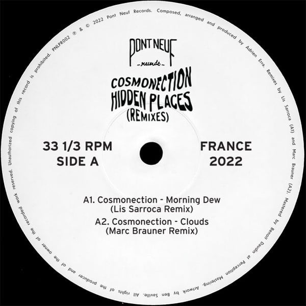 Cosmonection : Hidden Places (Remixes) (12", EP)
