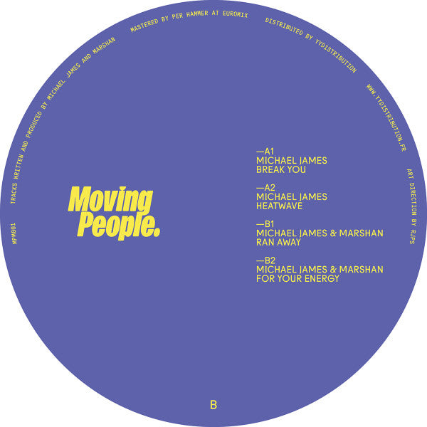 Michael James (10) : Moving People 001 (12", EP)