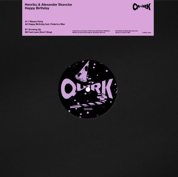 Henriku & Alexander Skancke : Happy Birthday (12", EP)
