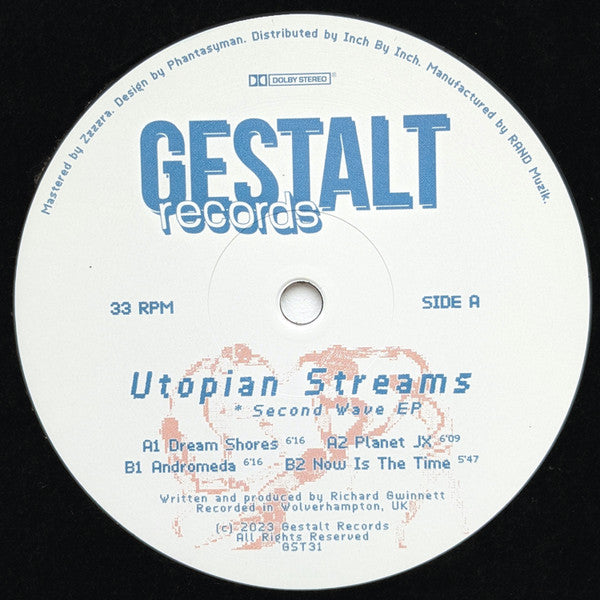 Utopian Streams : Second Wave EP (12", EP)