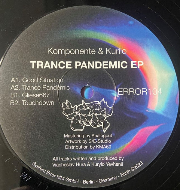 Komponente, Kurilo : Trance Pandemic EP (12", EP)