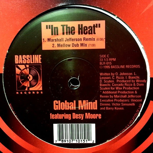 Global Mind Featuring Desy Moore : In The Heat (2x12")