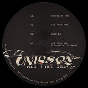 Unisson : All That Jazz EP (12", EP)