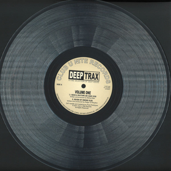 Various : Deep Trax Volume One (12", EP, RP, Gre)