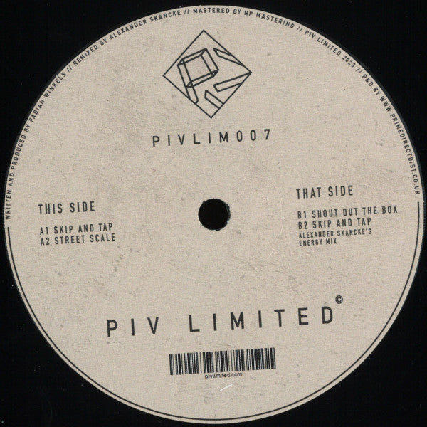 Fabe (8) : PIV Limited 007 (12")