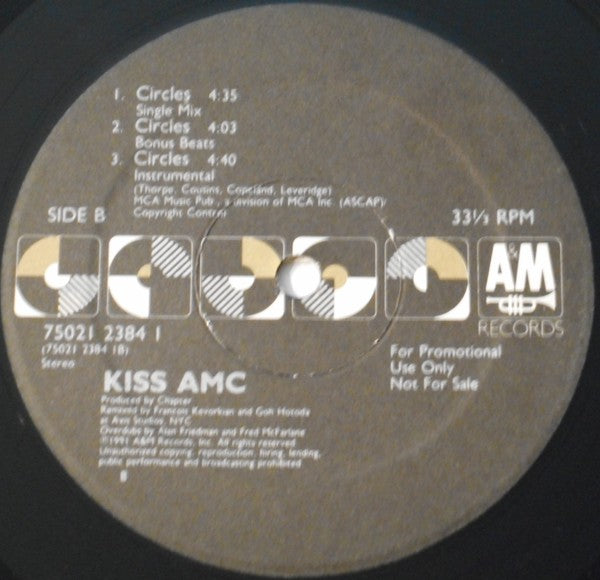 Kiss AMC : Circles (12", Promo)