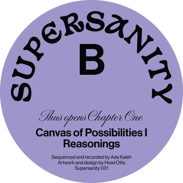 Supersanity* : Canvas Of Possibilities I (12", EP)
