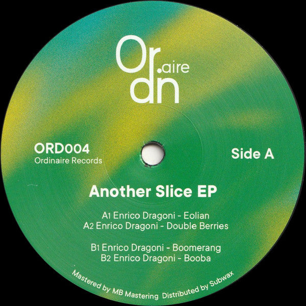 Enrico Dragoni (2) : Another Slice EP (12", EP)