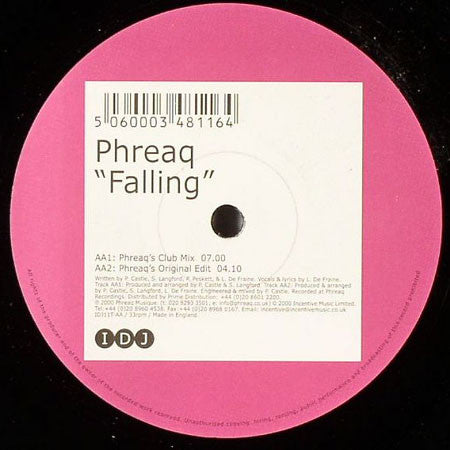 Phreaq : Falling (12")