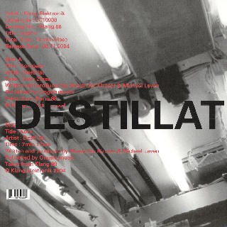 Destillat : Saphir (12")