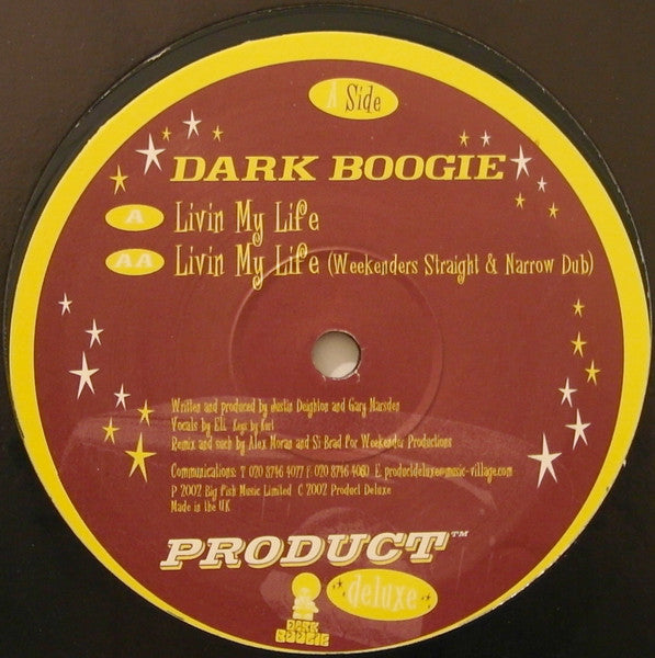 Dark Boogie : Livin My Life (12")