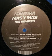Mantira : Mas Y Mas (The Remixes) (12")