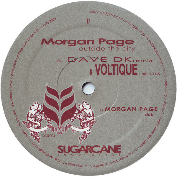 Morgan Page : Outside The City (12", Single)