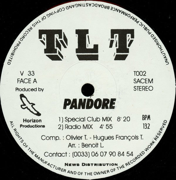 T.L.T. : Pandore (12")