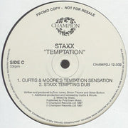Staxx : Temptation (2x12", Promo)