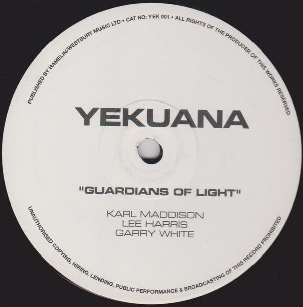 Yekuana : Guardians Of Light (12", Promo)