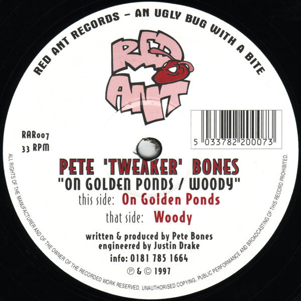 Pete Bones : On Golden Ponds / Woody (12")