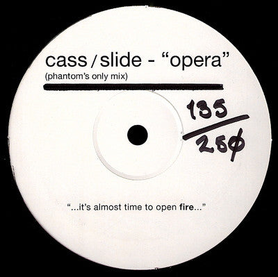 Cass/Slide* : Opera (12", S/Sided, Promo)