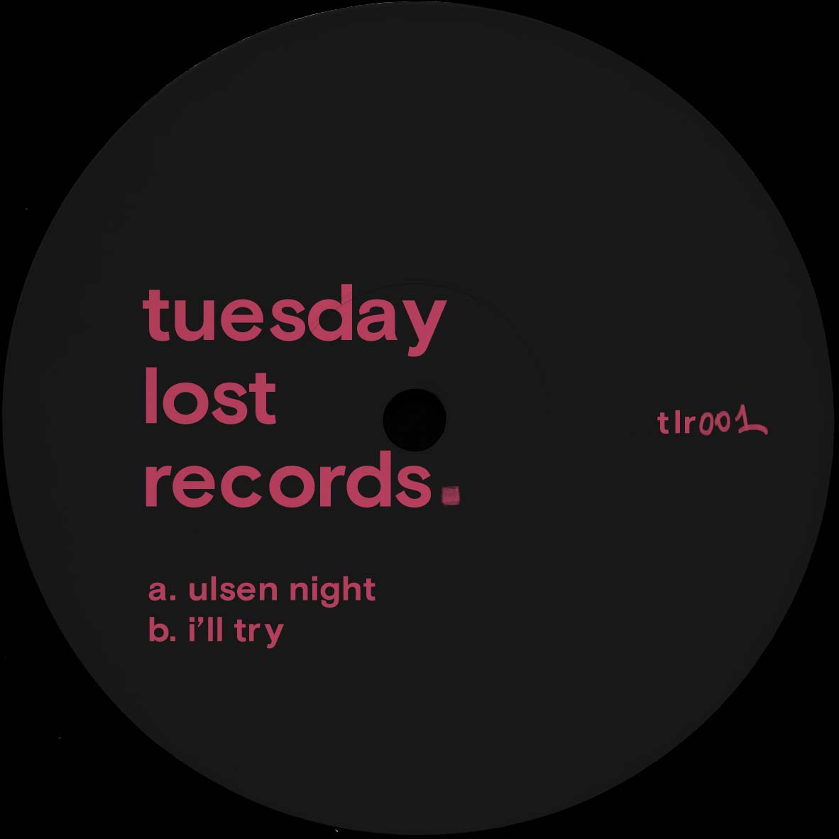 Tuesday Lost Records - Tuesday Lost Records 001 (M)